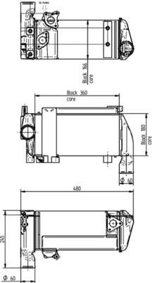 MAHLE CLC 146 000P Oil Cooler, retarder