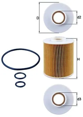 Oil Filter OX 163/4D