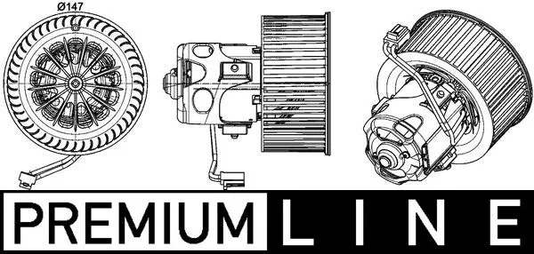 Interior Blower BEHR *** PREMIUM LINE *** AB 151 000P