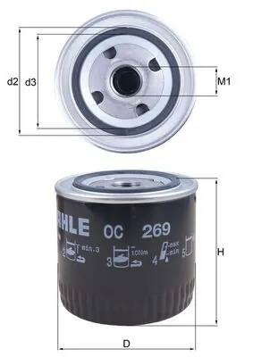 Oil Filter OC 269