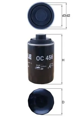 Oil Filter OC 456
