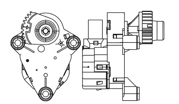 MAHLE AA 55 000P Actuator, blending flap