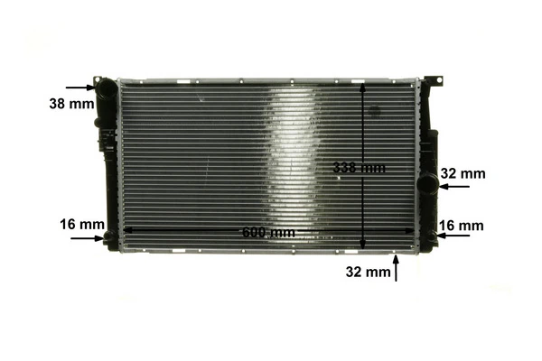 Radiator, engine cooling BEHR *** PREMIUM LINE *** CR 1909 000P