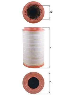 MAHLE LX 5664 Air Filter