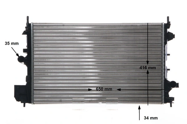 MAHLE CR 835 001S Radiator, engine cooling