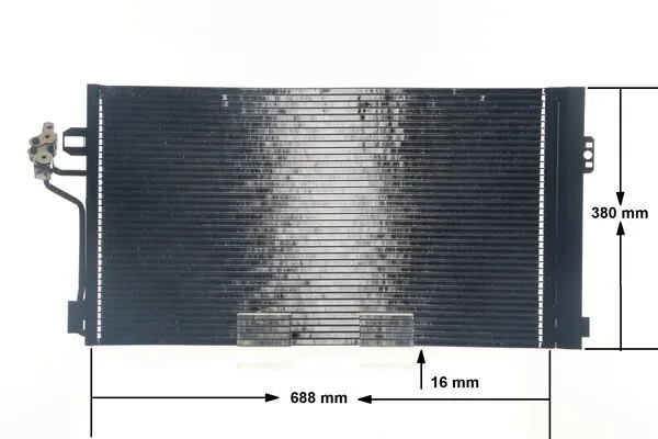 Condenser, air conditioning BEHR AC 762 000S