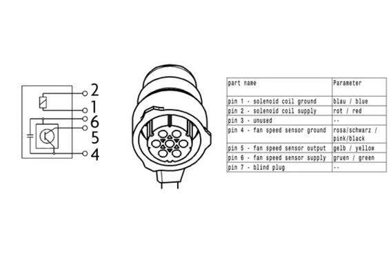 Clutch, radiator fan BEHR *** PREMIUM LINE *** CFC 173 000P
