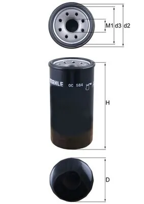 Oil Filter OC 584