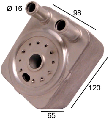 MAHLE CLC 162 000S Oil Cooler, engine oil