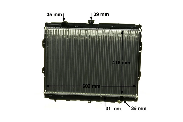 Radiator, engine cooling BEHR *** PREMIUM LINE *** CR 1319 000P