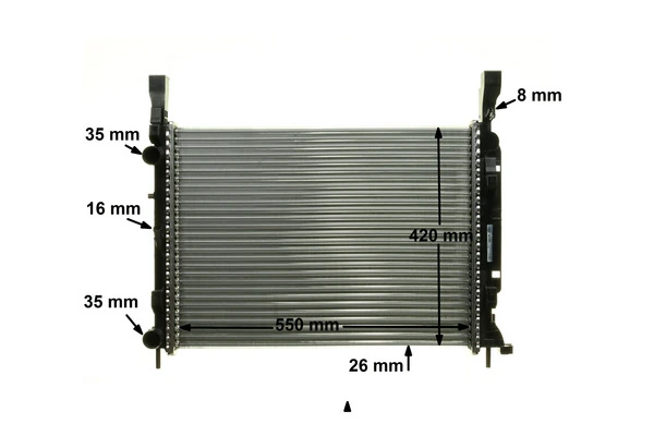 MAHLE CR 1157 000P Radiator, engine cooling