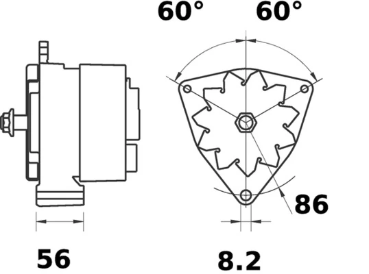 MAHLE MG 597 Alternator