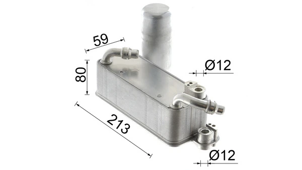 MAHLE AC 1125 000P Condenser, air conditioning
