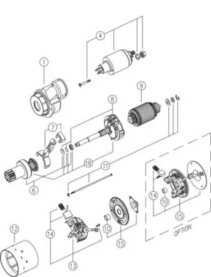 MAHLE MS 140 Starter