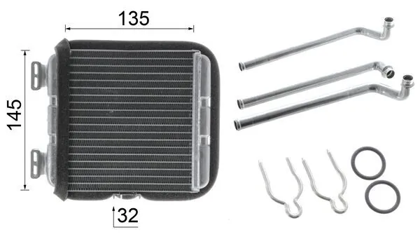 MAHLE AH 188 000P Heat Exchanger, interior heating