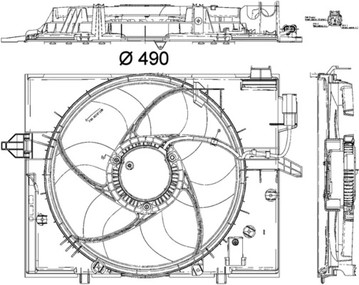 MAHLE CFF 190 000P Fan, engine cooling