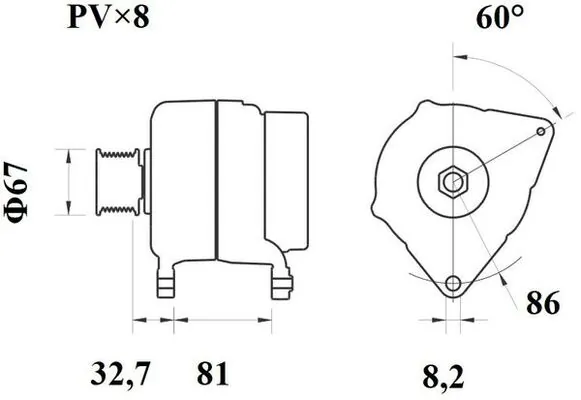 MAHLE MG 246 Alternator