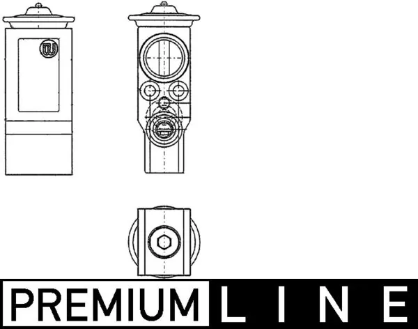 Expansion Valve, air conditioning BEHR *** PREMIUM LINE *** AVE 61 000P