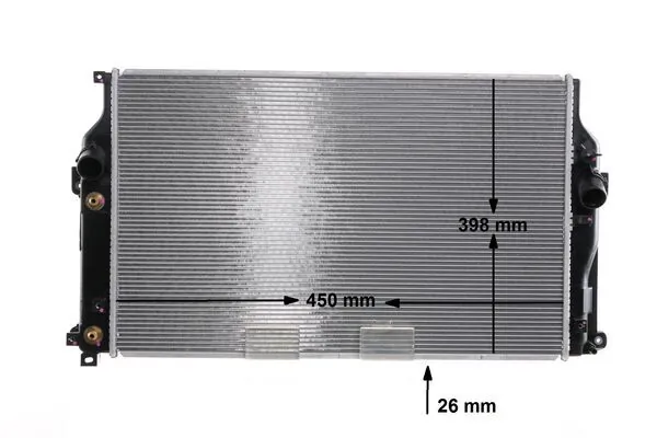 Radiator, engine cooling BEHR CR 2271 000S