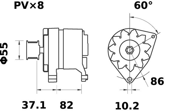 MAHLE MG 223 Alternator
