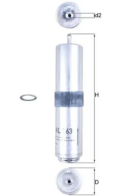 Fuel Filter KL 763D