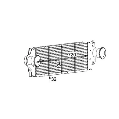 Charge Air Cooler BEHR *** PREMIUM LINE *** CI 80 000P