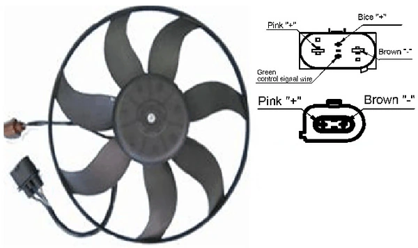 Fan, engine cooling BEHR CFF 187 001S
