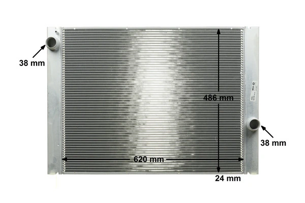 Radiador, refrigeración del motor BEHR *** PREMIUM LINE *** CR 581 000P