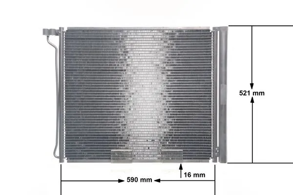 Condenser, air conditioning BEHR AC 269 000S