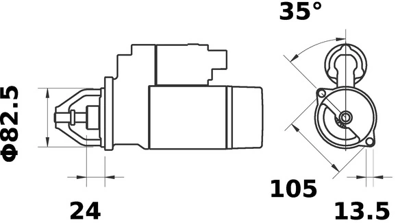 MAHLE MS 190 Starter