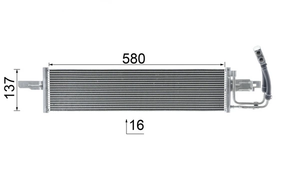 MAHLE CLC 290 000P Oil Cooler, automatic transmission