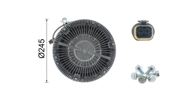 MAHLE CFC 125 000P Clutch, radiator fan