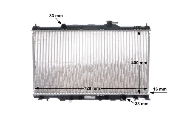 Radiator, engine cooling BEHR CR 1459 000S