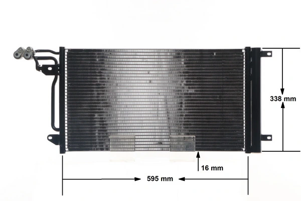 Condenser, air conditioning BEHR AC 566 000S