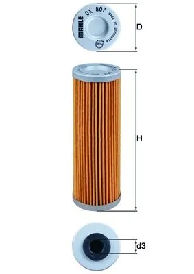 MAHLE OX 807 Oil Filter