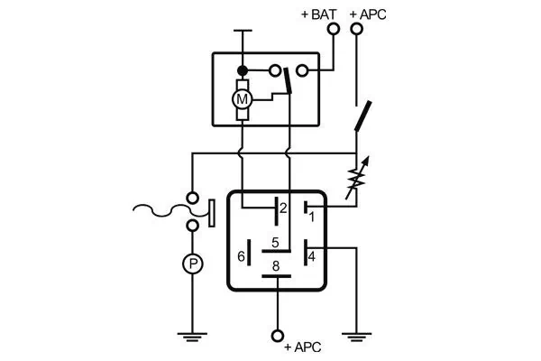 MAHLE MT 20 Relay, wipe/wash interval