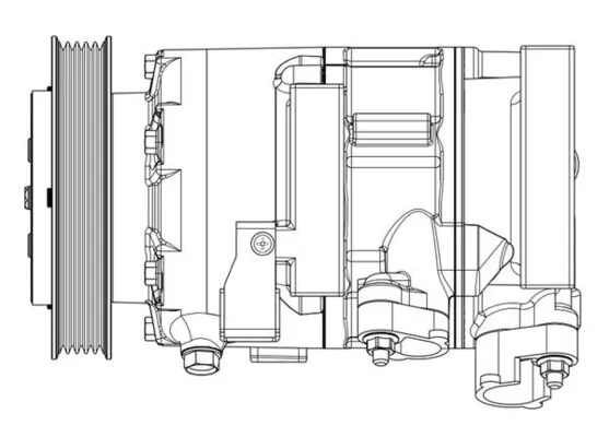 MAHLE ACP 638 000P Compressor, air conditioning