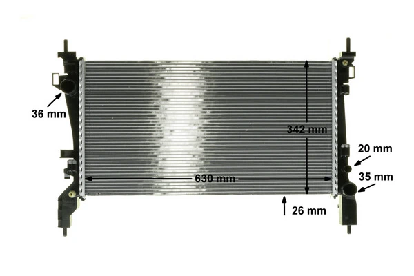 MAHLE CR 1120 000P Radiator, engine cooling