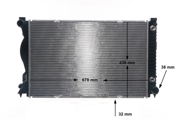 Radiator, engine cooling BEHR CR 789 000S