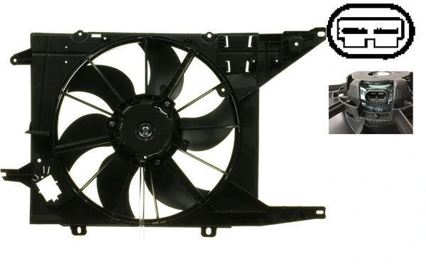 Fan, engine cooling BEHR CFF 327 000S