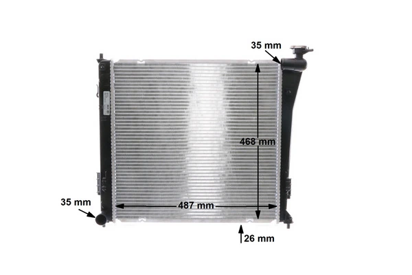 MAHLE CR 848 000S Radiator, engine cooling