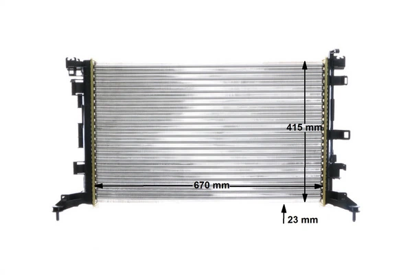 Radiator, engine cooling BEHR CR 897 000S