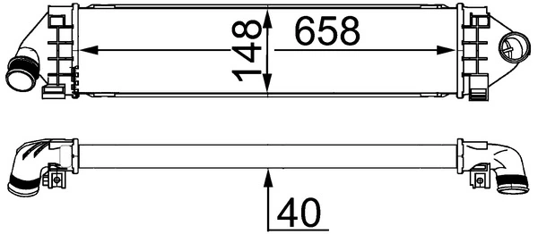 Charge Air Cooler BEHR CI 394 000S