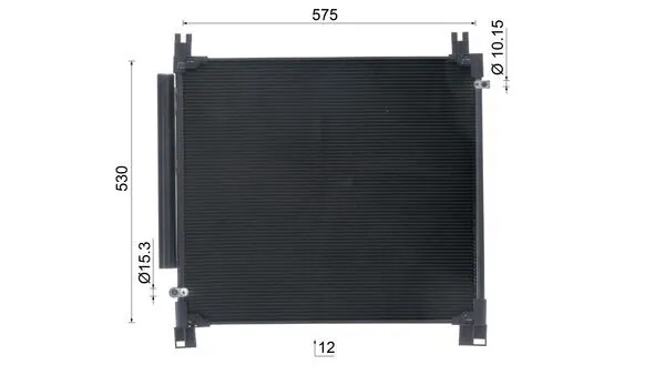 Condenser, air conditioning BEHR AC 1077 000S