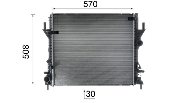 MAHLE CR 1940 000P Radiator, engine cooling