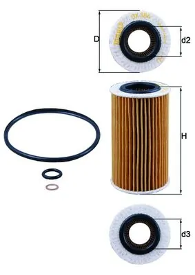 Oil Filter OX 384D