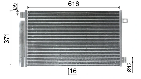 Condenser, air conditioning BEHR *** PREMIUM LINE *** AC 1127 000P