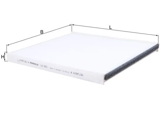 Filter, cabin air LA 851