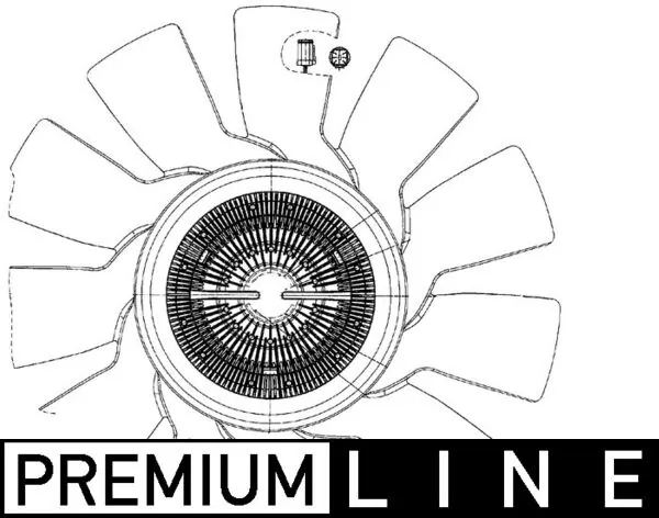 Fan, engine cooling BEHR *** PREMIUM LINE *** CFF 497 000P