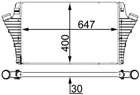 Charge Air Cooler BEHR CI 21 000S